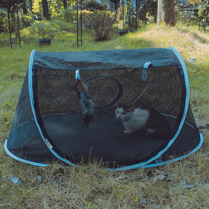 Cat Furniture Tent for Indoor and Outdoor Playpen Portable Cat Tunnels, Outdoor Kennel (Play Kennel)