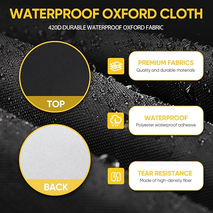 NEVERLAND Dog Crate Cover 48 Inch - Kennel Crate Covers for Dog Cage Waterproof, Universal Durable Oxford Cloth Dog Cage Cover for Most Wire Pet Crates, 48 x 30 x 33 Inch (Cover Only)