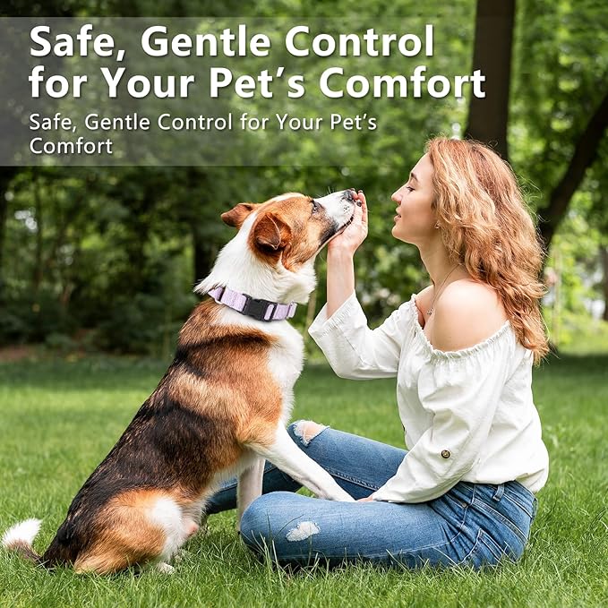 Rttochfy Martingale Dog Collars, Adjustable Nylon Dog Collar with Quick Release Buckle, No Choke Dog Training Collar for Small Medium Large Dogs (Pink, M)