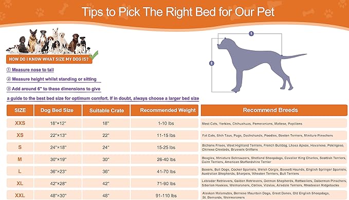 POCBLUE Deluxe Washable XL Dog Bed Dog Crate Mat 42 inch Comfy Fluffy Kennel Pad Anti-Slip for Dogs Up to 90 lbs, 42" x 28", Brown