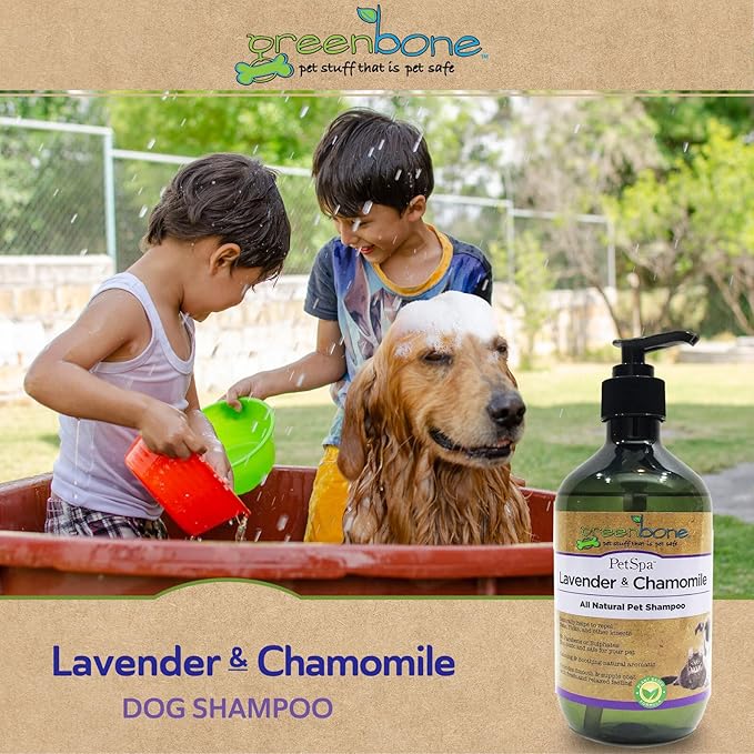 Pet Spa All-Natural Plant-Based Shampoo - Lavendar & Chamomile - Calming & Soothing