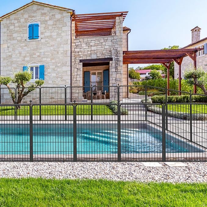 Dog Playpen 40 inch 20 Panels Indoor Outdoor Dog Pen for Large/Medium/Small Dogs Heavy Duty Metal Dog Fence Outdoor for Yard, Puppy Playpen with Door Portable Pet Fence for RV Camping Yard