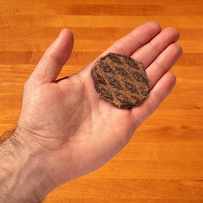 Happy Howie's Mini Doggy Burgers - Natural Healthy Dog Treats, Made with Real Lamb, Long Lasting, Chewy, Hormone and Gluten Free - Lamb, (Pack of 2)