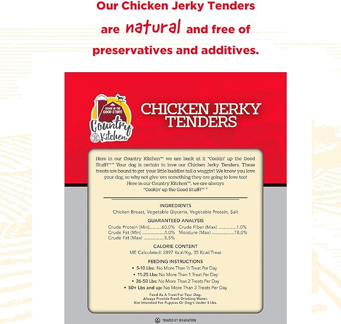 Chicken Jerky Tender Dog Treats, High Protein, Low Fat, No Artificial Colors, 16 oz