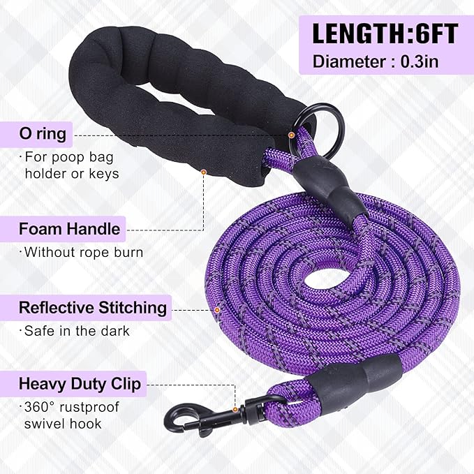 BEAUTYZOO Dog Harness and Leash Set for Small Medium Dogs,No Pull Step-in Harness for Puppy S M Sized Dogs and Cats,Air Mesh Adjustable Breathable Soft No Chock Escape Proof Vest Harnesses,Purple XXS