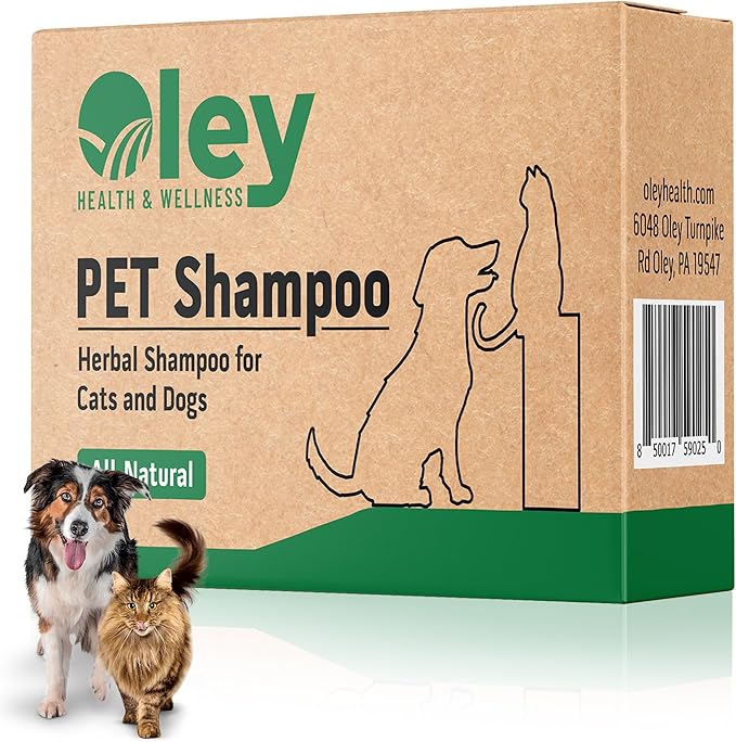 Shampoo for Dogs - All-Natural Pet Shampoo Bar & Soap - Herbal Cleansing and Conditioning for Your Beloved Pets - Premium Natural Pet Shampoo