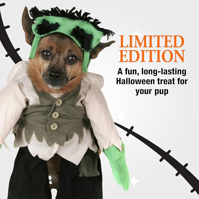 Good 'n' Fun FrankenBones with Chicken, 2 Ounce, Chews with Rawhide for Small Dogs