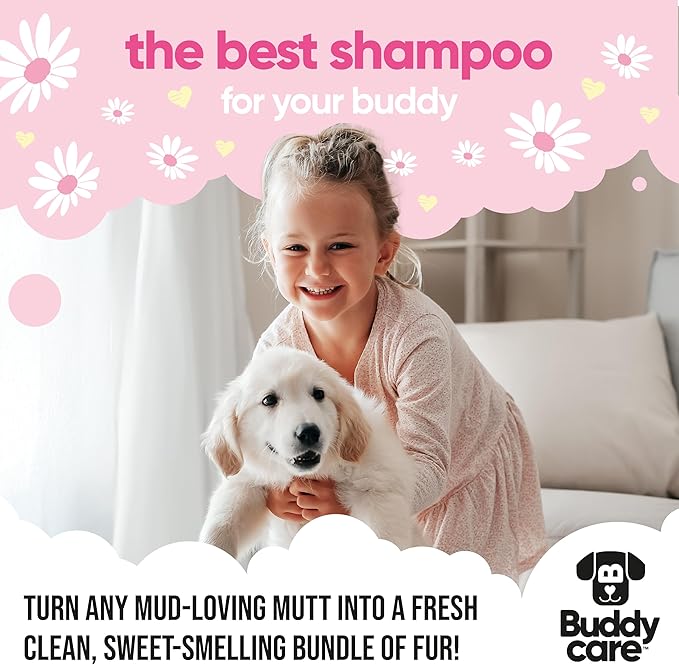 Baby Fresh Dog Shampoo by Buddycare | Deep Cleansing Shampoo for Dogs | Fresh Scented | with Aloe Vera and Pro Vitamin B5 (16.90oz)