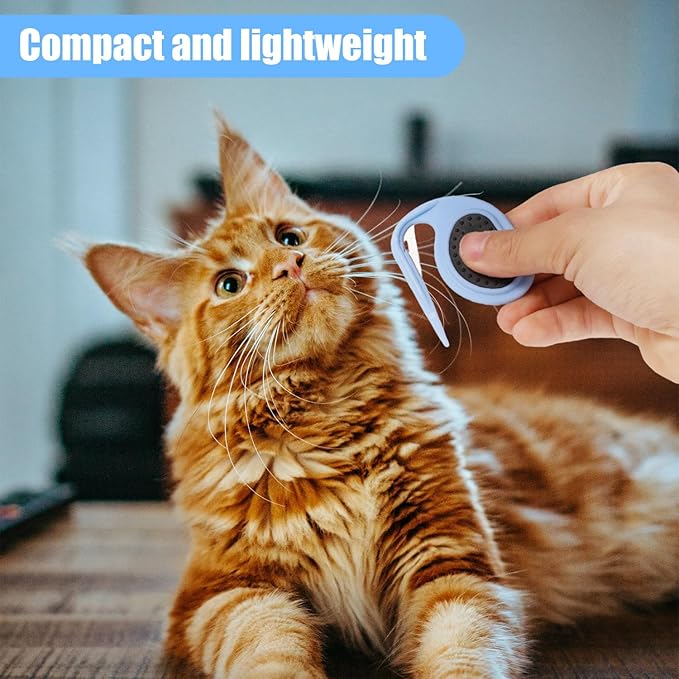 4pcs Pet Knotting Combs, Cat Knotting Detangler Comb with Stainless Steel Blade, Pet Dematting Combs Dog Knotting Blade Comb Hair Grooming Tool for Dogs Kitten Puppy