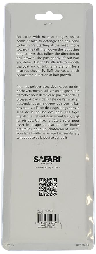 Coastal, Combo Brush for Dogs, Large, 1 ct