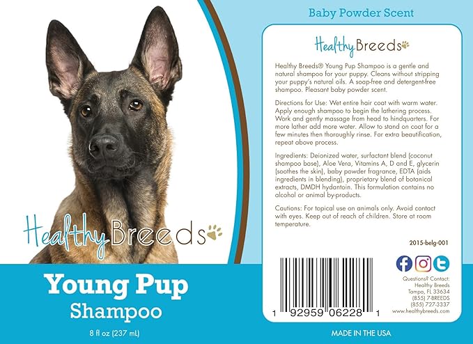 Healthy Breeds Belgian Malinois Young Pup Shampoo 8 oz