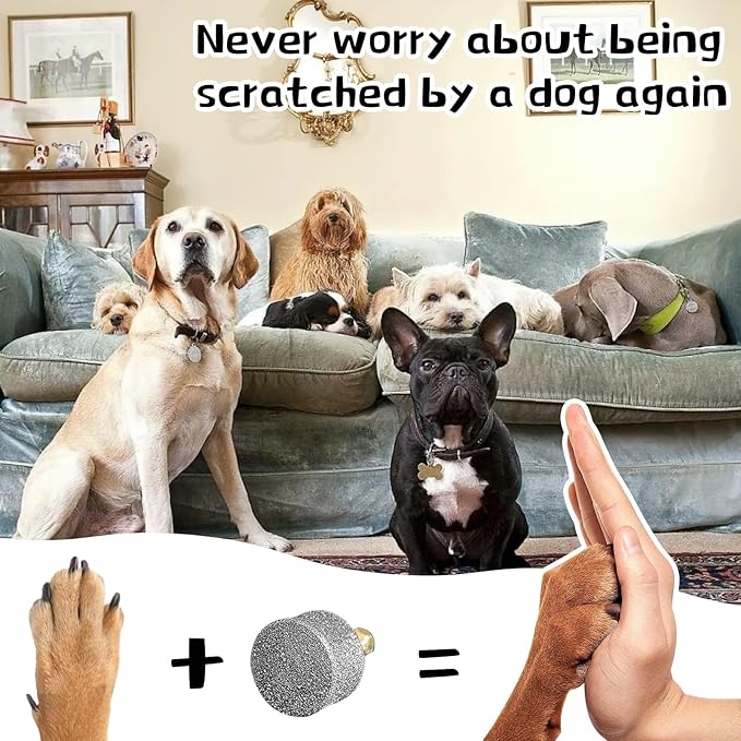 5Pcs Dog Nail Grinder Diamond Tip Replacement Heads Replaceable Paws Dog Claw Grinder Bits Pet Paws Grooming Accessories