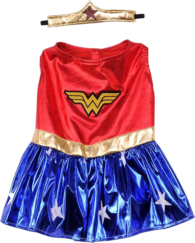 Rubie's Big Dog Wonder Woman Dog Costume, Multicolor