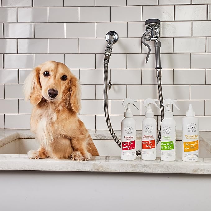 Waterless Pet Shampoo Spray, No Rinse Cleansing Treatment for Dog & Cat Hair, Protects Coat & Moisturizes Skin, Made in The USA, 7.1 Oz