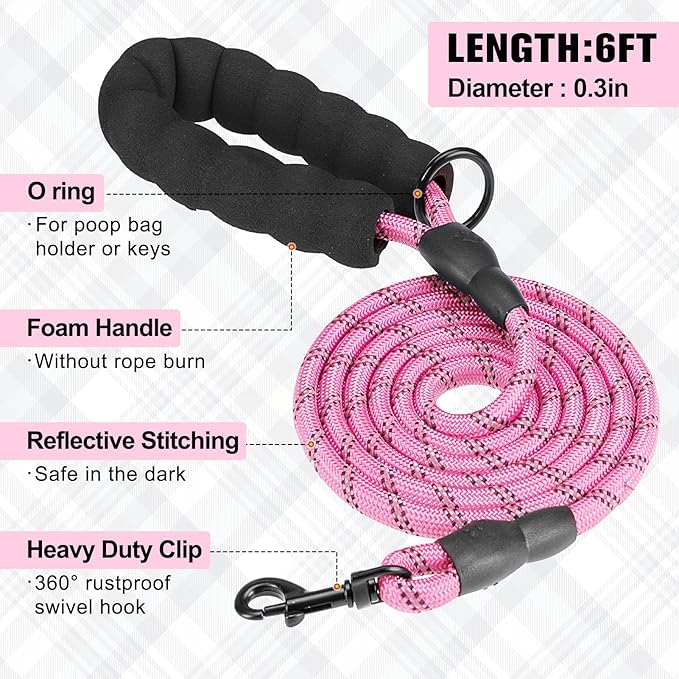 BEAUTYZOO Dog Harness and Leash Set for Small Medium Dogs,No Pull Step-in Harness for Puppy S M Sized Dogs and Cats,Air Mesh Adjustable Breathable Soft No Chock Escape Proof Vest Harnesses,Pink XXS
