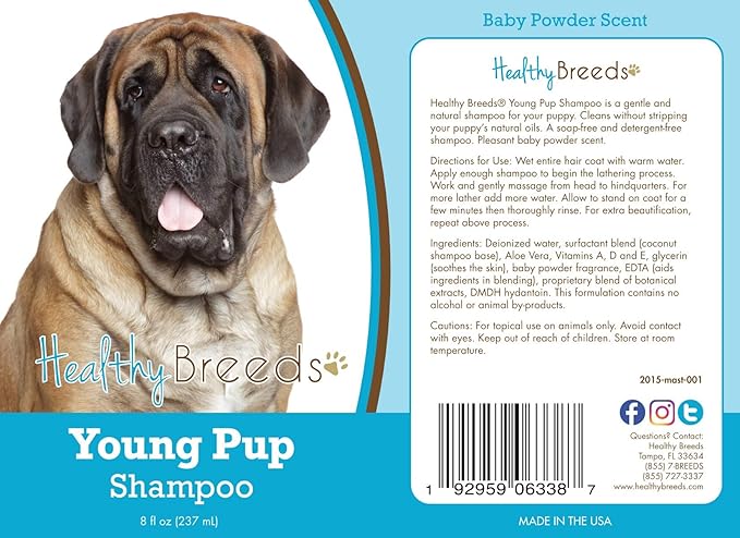 Healthy Breeds Mastiff Young Pup Shampoo 8 oz