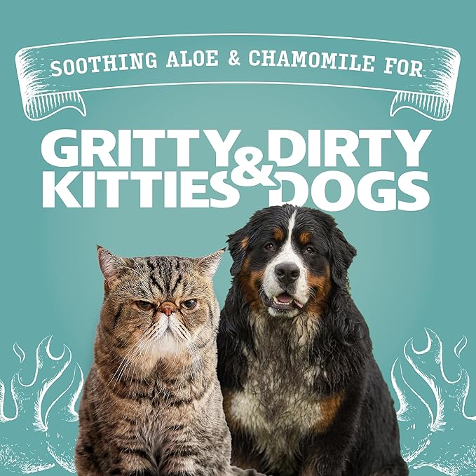 ANGRY ORANGE Pet Wipes for Dogs and Cats - Unscented and Gentle Grooming Wipes for Paws, Fur and Butt - 80 Count - 1 Pack