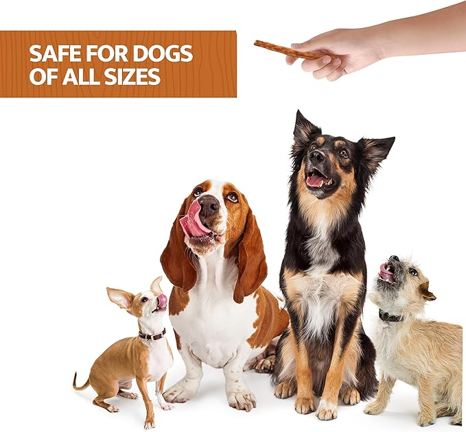 Chicken Collagen Sticks for Dogs, Dog Chews Long Lasting, Rawhide Free, 25 Count (Real Chicken), Bully Sticks for Large, Medium, and Small Dogs