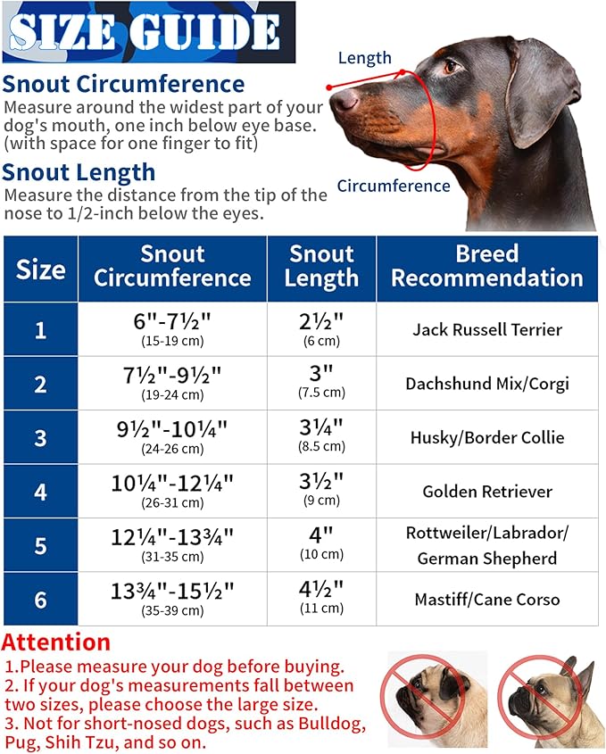 BARKLESS Dog Muzzle, Silicone Basket Muzzle for Small Medium Large Dogs, Soft Cage Muzzle Prevent Biting Chewing, Allow Drinking Panting, Suitable for German Shepherd