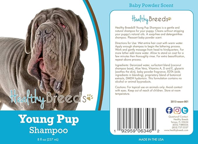 Healthy Breeds Neapolitan Mastiff Young Pup Shampoo 8 oz