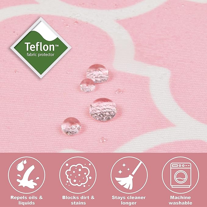 New World Pet Products Dog Crate Cover Featuring Teflon Fabric Protector, Dog Crate Cover Fits Midwest 42-Inch Dog Crates, Pink Designer Pattern