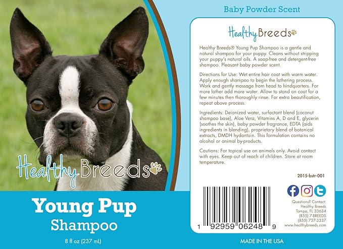 Healthy Breeds Boston Terrier Young Pup Shampoo 8 oz