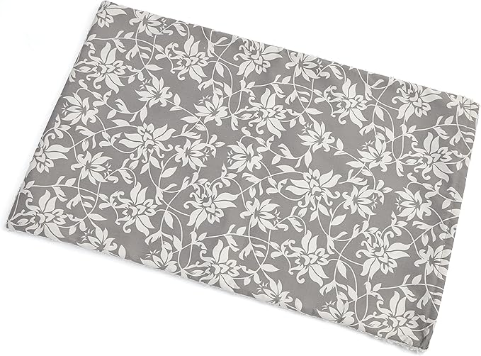 MidWest Homes for Pets Quiet Time Reversible Crate Pan Cover 30' Gray Floral/Fleece