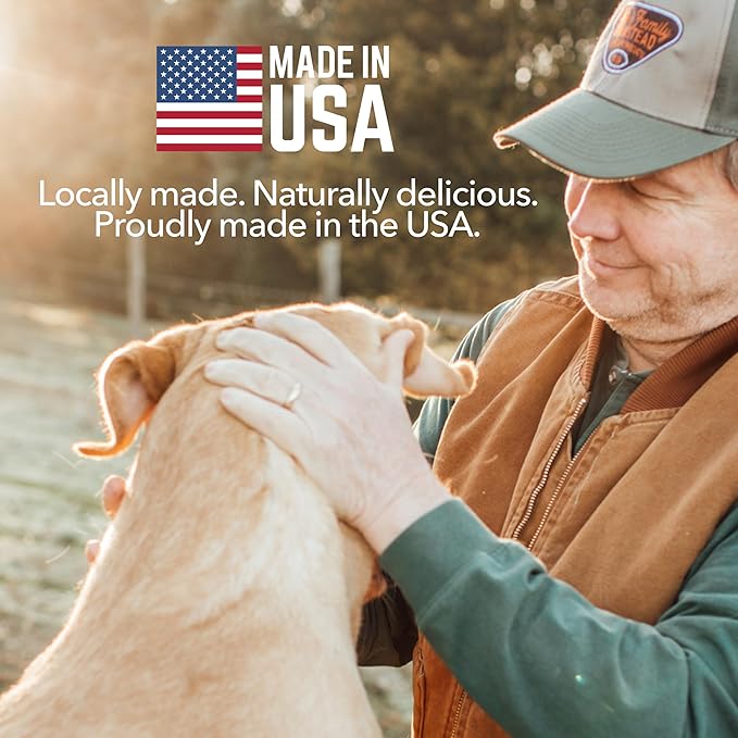 Gaines Family Farmstead Sweet Potato Dog Bones, All-Natural, Grain Free Dog Treats for All Ages & Breeds, Great for Training and Rewards, Made in USA, 8 Ounce Bag