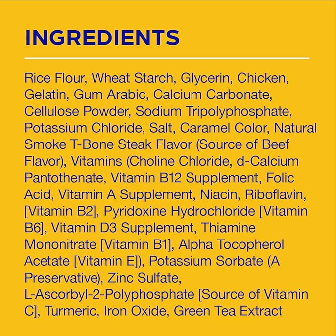 PEDIGREE DENTASTIX Large Dog Dental Treats Beef Flavor Dental Bones, 2.08 lb. Value Pack (40 Treats)