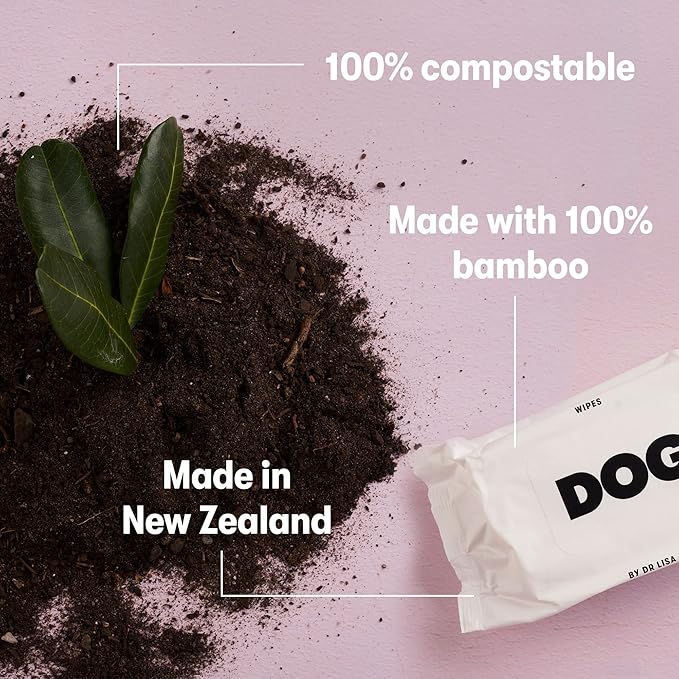 DOG by Dr. Lisa - Starter Set - Shampoo, Leave in Conditioner, & Wipes