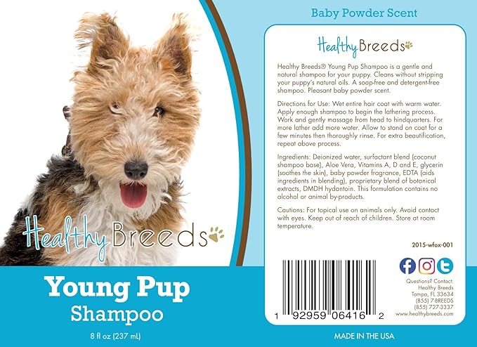 Healthy Breeds Wire Fox Terrier Young Pup Shampoo 8 oz