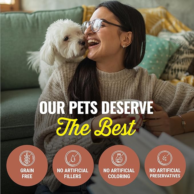 etta says! Premium Crunchy 4.5" Buffalo Dog Chews - Grain-Free Dog Treats, Good for Teeth, Easy to Digest - Made in The USA (36 Count Pack of 1)