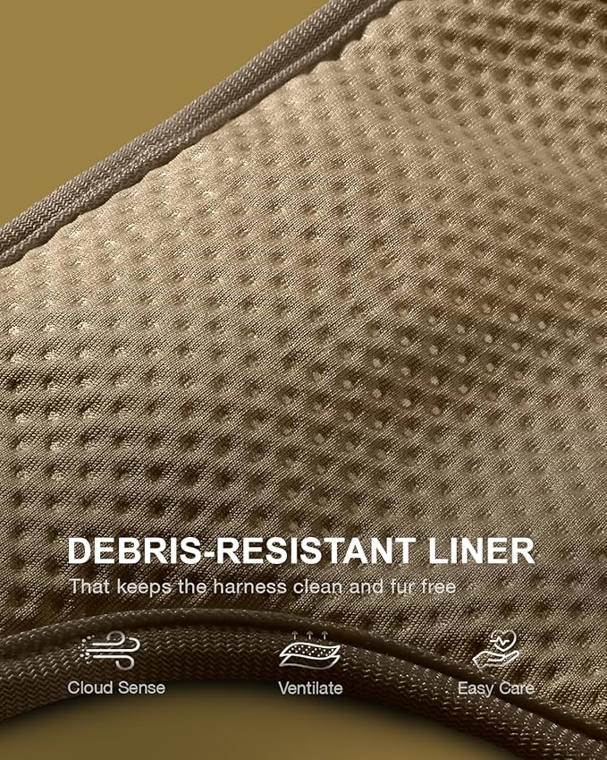 FAYOGOO Tactical Dog Harness for Large Dogs - Heavy Duty Escape Proof Dog Harness with Handle,Adjustable No Pull Dog Vest for Walking,Training