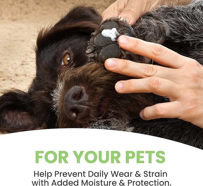 Paw Conditioning Treatment - Dog Paw Moisturizer to Heal and Repair Dry, Cracked, and Damaged Paws and Nose - Paw Soother for Dogs with Organic Shea Butter and Essential Oils - 2oz