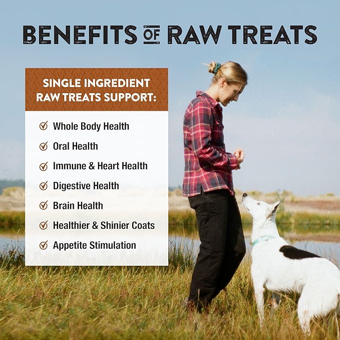 Northwest Naturals Raw Rewards Freeze-Dried Bison Liver Treats for Dogs and Cats - Bite-Sized Pieces - Healthy, 1 Ingredient, Human Grade Pet Food, All Natural - 3 Oz