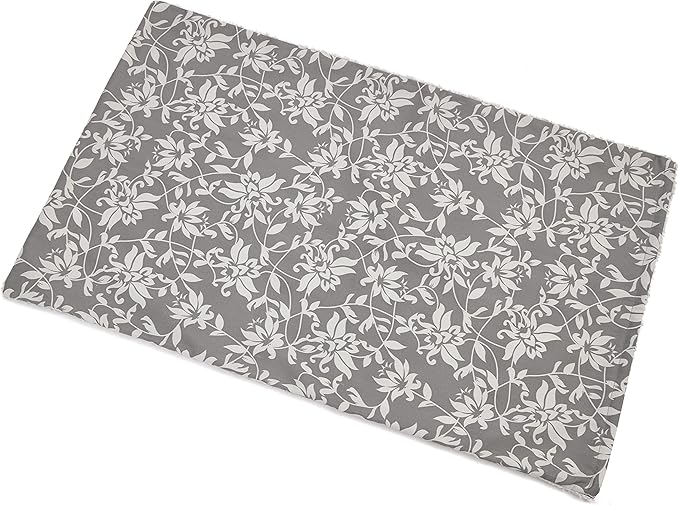 MidWest Homes for Pets Quiet Time Reversible Crate Pan Cover 36' Gray Floral/Fleece