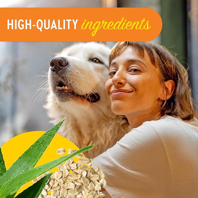 Everyday Aloe & Oatmeal Conditioner – 16oz Piña Colada Scent | Nourishing Pet Combo for Dogs and Pets | Rich with Soothing Emollients | Alcohol-Free, Soapless & Tearless