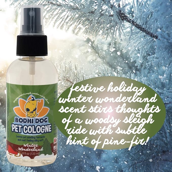 Bodhi Dog Natural Pet Cologne Bundle | 3 Holiday Scents | Holiday Cider + Pumpkin Spice + Winter Wonderland
