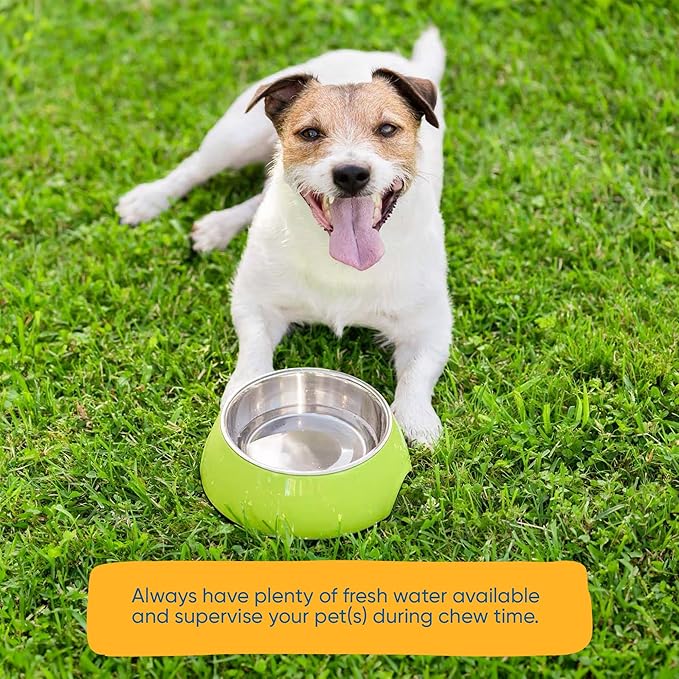 Filled Cow Hooves for Dogs, Delicious Peanut Butter Flavor, Stuffed Natural Beef Hoof Dog Chews, Tasty Treats for Dog, Made from Premium Brazilian Cattle, Pack of 3 Count