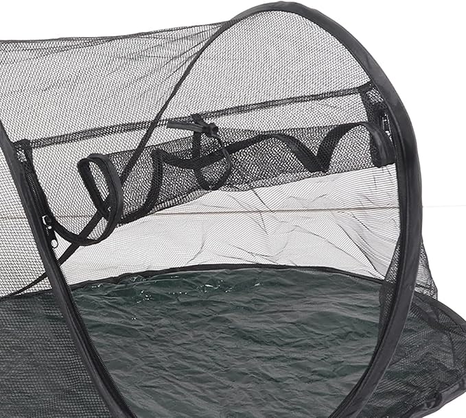 Asixxsix Pet Playpen, Outdoor Foldable Portable Cat Tent Spacious Space Pet Enclosure Tent with Storage Bag for Cats Dogs in Deck, Patio, Camping, Travel, Breathable Mesh Designe