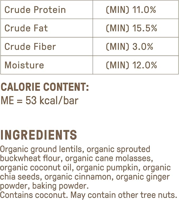 CookiePal Human Grade Dog Treats, Pumpkin and Chia Seed Recipe, Organic Non-GMO and Simple Ingredients, 10 Oz Bag