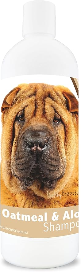 Healthy Breeds Chinese Shar Pei Oatmeal Shampoo with Aloe 16 oz