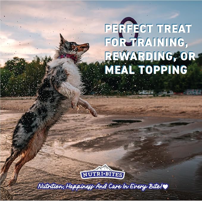 Nutri Bites Freeze Dried Whitefish Dog & Cat Treats 4 oz | Healthy Pet Training Treats or Food Topper | All Natural, High Protein | Great for Puppy, Small, Medium, or Large Breeds