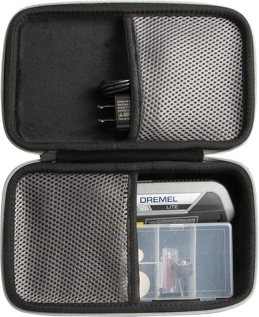 Aenllosi Hard Carrying Case Compatible With Dremel Lite 7760 N/10 4V Li-Ion Cordless Rotary Tool