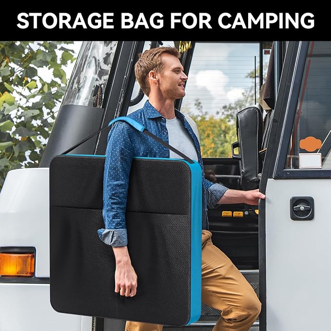 PJYuCien Dog Playpen Storage Bag ((Not Suitable for Other Brands) Fits 40" H 32" W 8 Panels Dog Pen, Designed for RV Trips,Yard and Indoor.… (32"x32"x8")