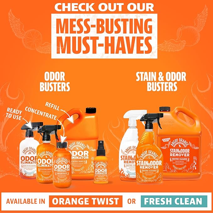 ANGRY ORANGE Pet Wipes for Dogs and Cats - Unscented and Gentle Grooming Wipes for Paws, Fur and Butt - 320 Count - Value 4 Pack