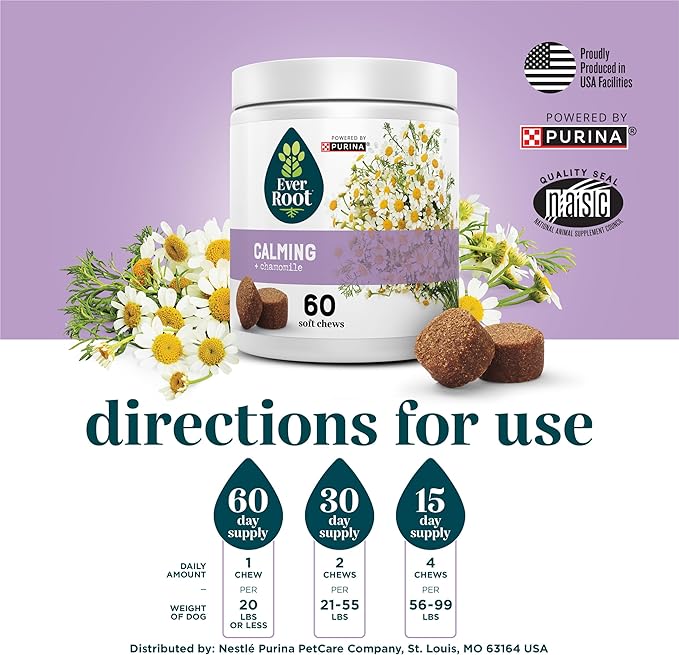 By Purina Calming Dog Supplements Soft Chews - 10.6 oz. Canister