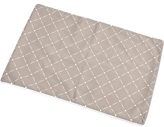 MidWest Homes for Pets Quiet Time Reversible Crate Pan Cover 36' Mushroom Diamond/Fleece