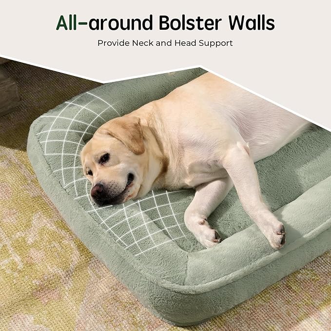 BALANCE Small Dog Bed, Orthopedic Dog Bed, Waterproof Pet Bed with Removable and Washable Cover, Pet Couch Dog Soft Sofa Bed with Nonskid Bottom