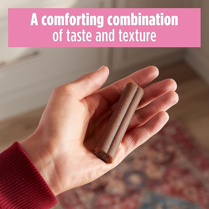 Milk-Bone Mini Comfort Chews, Rawhide Free Dog Treats with Unique Chewy Texture and Real Beef, 6 Mini Chews (Pack of 5)